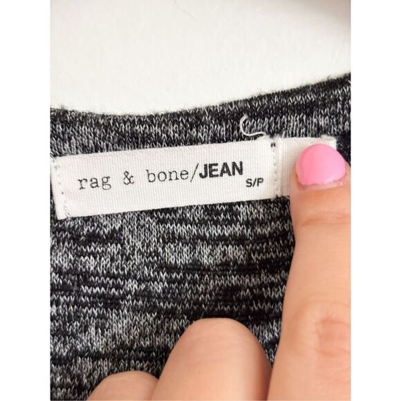 RAG & BONE BLACK HEATHER CUTOUT TWIST BACK SLEEVELESS DRESS SIZE SMALL - Picture 4 of 8